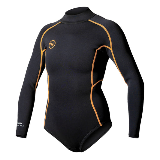 Ride Engine Women's Sensor 2mm Back Zip Long Sleeve Bikini Springsuit